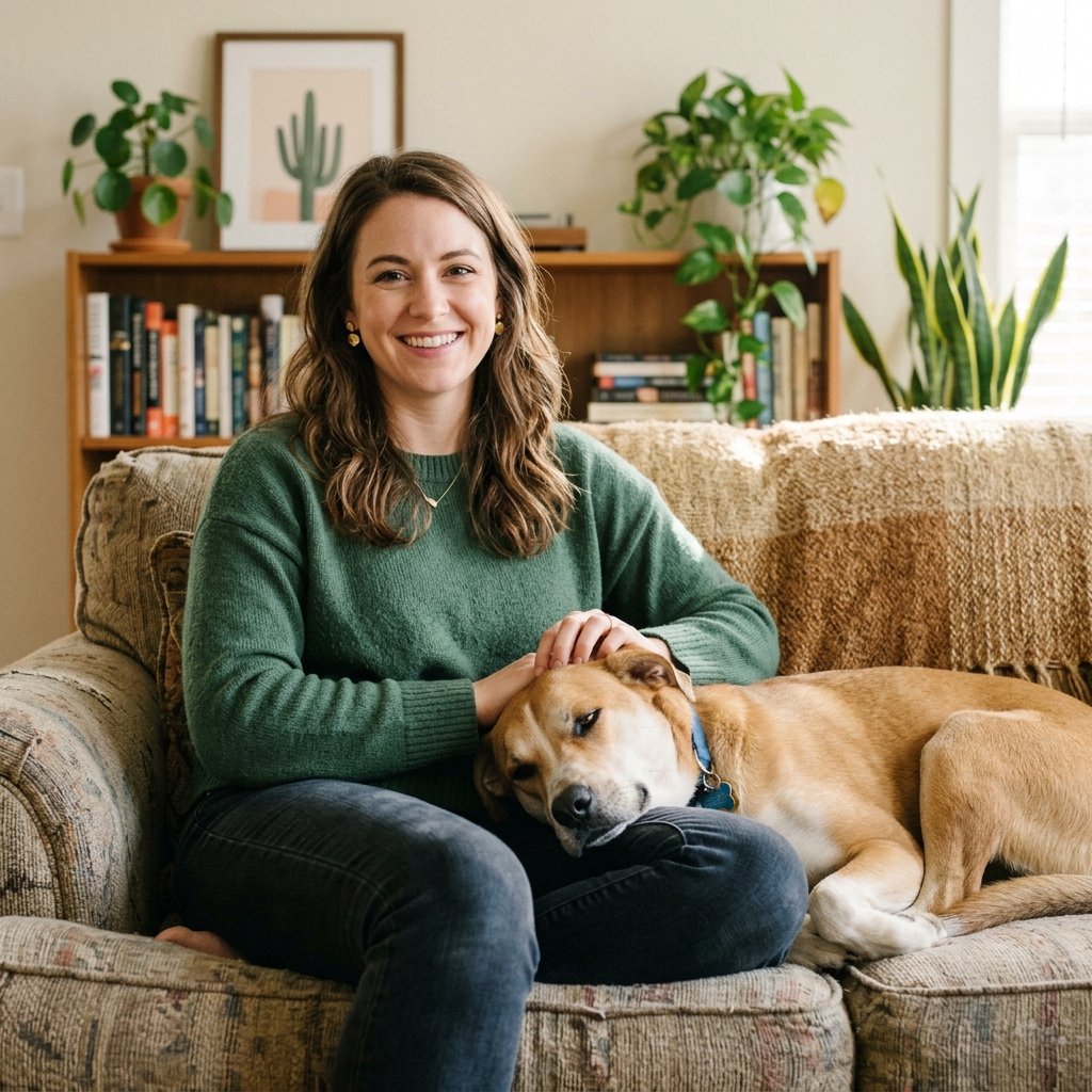 Sarah M. with Cooper
